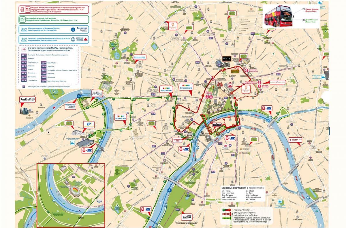 Москва автобусный карте