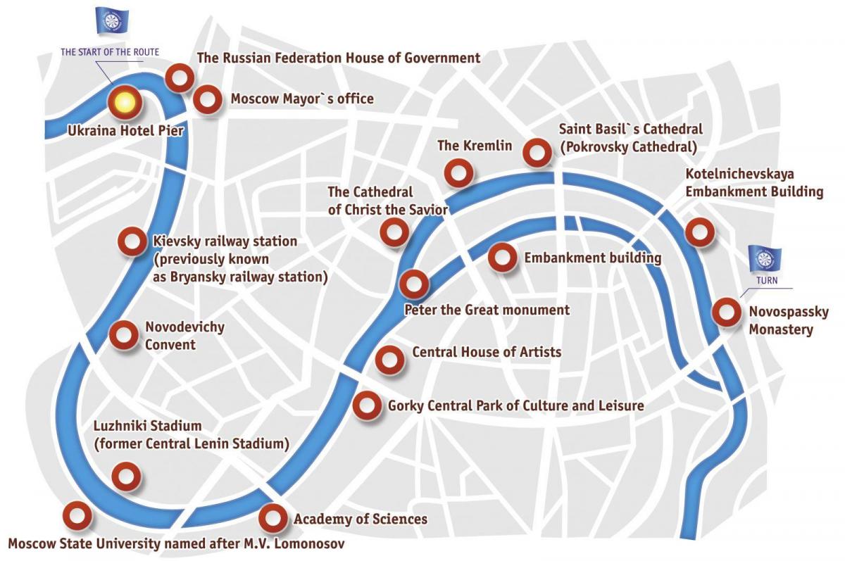 Остановки речного трамвайчика в москве на карте москвы схема