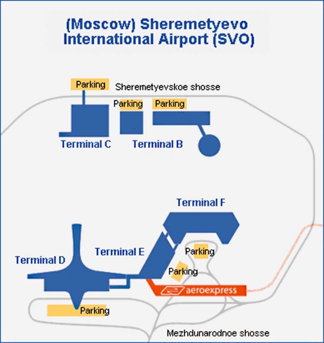 Шереметьево карте
