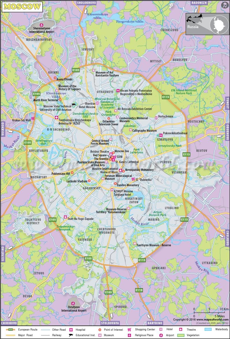 Карты москау