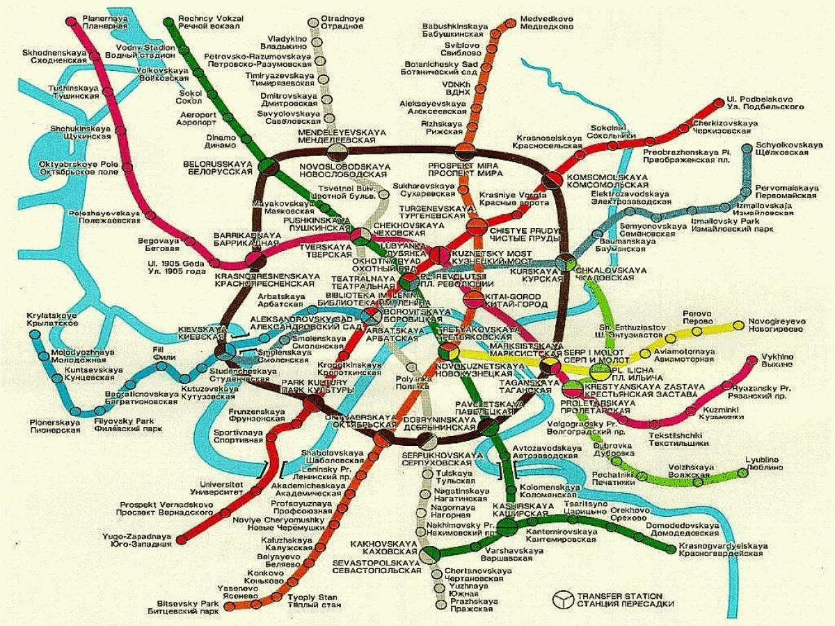 Москва Железнодорожный карта