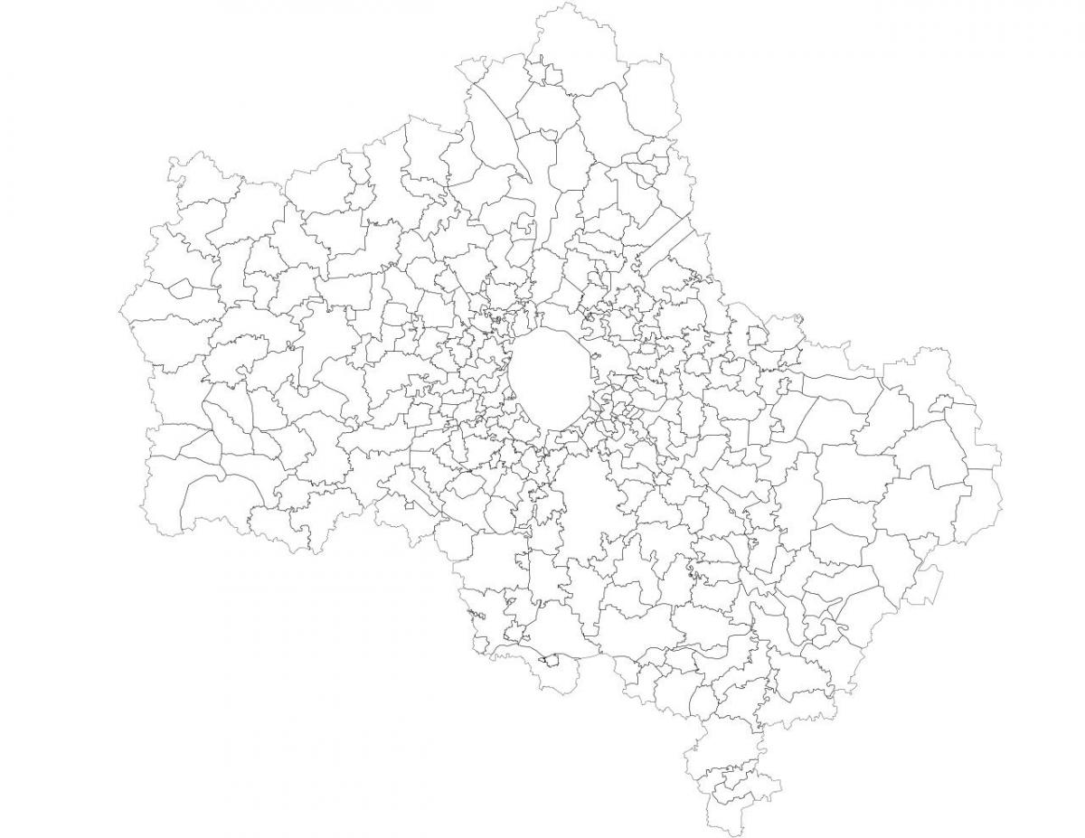 Москва муниципалитеты карте