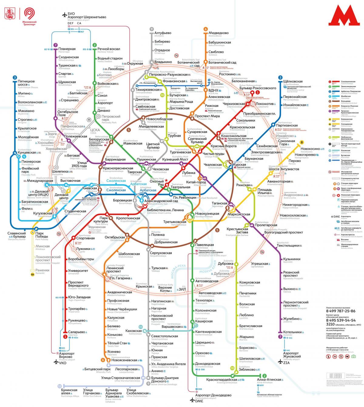 Москва транспортная карта