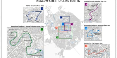 Москва велосипедная карте