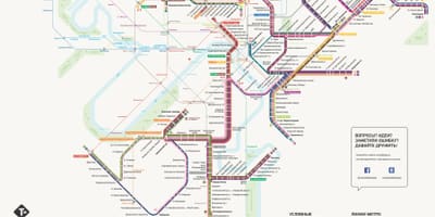 Карта Москвы трамвай