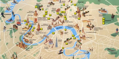 Туристическая карта Москвы