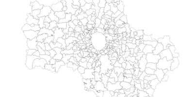 Москва муниципалитеты карте