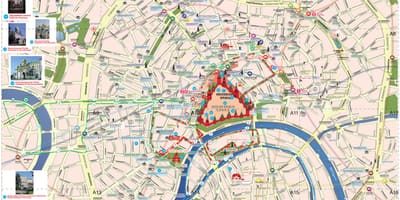 Москва автобусный тур маршрут на карте