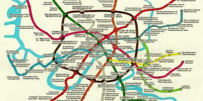 Москва Железнодорожный карта