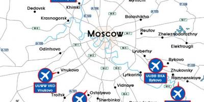 Карта Москвы аэропорт терминал