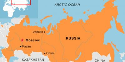 Москва расположение на карте