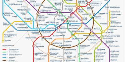 Метро Москва карта