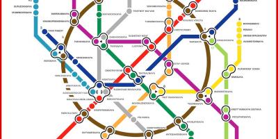 Москва карта метро в России